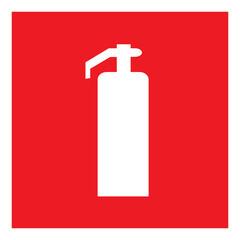 Наклейка Rexant знак пожарной безопасности Огнетушитель самоклеящаяся 200х200 мм (5 шт.)