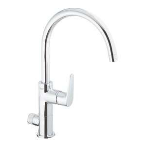 Смеситель для кухни Grohe Blue Pure Bau Curve хром с высоким изливом с подключением к фильтру (31723000) — купить в Санкт-Петербурге: цена за штуку, характеристики, отзывы, фото в интернет-магазине Петрович