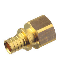 Соединитель прямой Stout 20 мм х 3/4 ВР(г) латунный (SFA-0002-002034) - фото 1