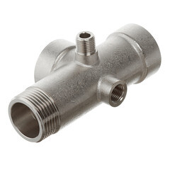 Соединитель для насоса Valtec 1 НР(ш) х 1 ВР(г) х 1 ВР(г) х 1/4 НР(ш) х1/4 ВР(г) пятиходовой (VTr.600.N.06110) - фото 5