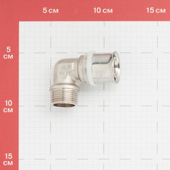 Угол VALTEC 26(пресс) х 3/4 НР(г) - фото 4