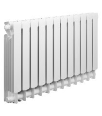 Радиатор биметаллический Rifar Base Ventil 500 мм 12 секций 3/4 нижнее правое подключение белый - фото 5