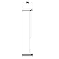 Зеркальный шкаф АСБ-Мебель Мессина 50х75х18 см с подсветкой белый - фото 6