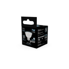 Лампа светодиодная Gauss GU5.3 4100К 7 Вт 630 Лм 150-265 В рефлектор MR16 матовая (10 шт.) - фото 3