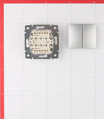 Переключатель Legrand Valena двухклавишный встраиваемый алюминий (694339) - фото 5