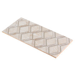 Плитка облицовочная Нефрит Дженни ромбы бежевая 400x200x8 мм (15 шт.=1,2 кв.м) - фото 4