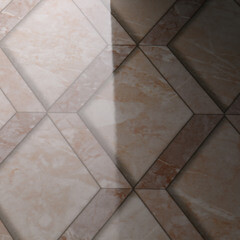 Плитка облицовочная Нефрит Дженни ромбы бежевая 400x200x8 мм (15 шт.=1,2 кв.м) - фото 7