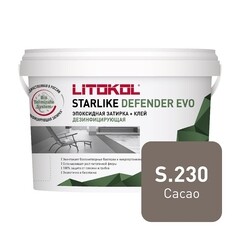 Затирка эпоксидная Litokol Starlike Defender Evo s.230 какао 2 кг