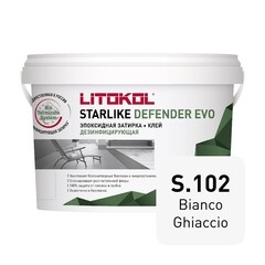 Изображение товара Затирка эпоксидная Litokol Starlike Defender Evo s.102 белый лед 2 кг