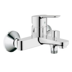 Изображение товара Смеситель для ванны Grohe BauEdge хром однорычажный с коротким изливом без лейки (23334000)