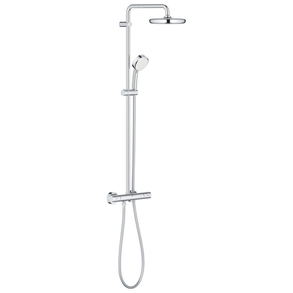 

Душевая система Grohe Tempesta Cosmopolitan System с верхним душем с лейкой с термостатом хром (27922001)