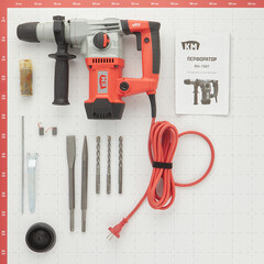 Перфоратор электрический КМ RH-1501 1500 Вт 4,5 Дж SDS-plus - фото 8