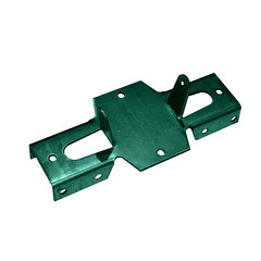 Кронштейн для столба заборного 60х60 мм зеленый RAL 6005 - фото 6