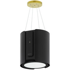 Кухонная вытяжка островная Krona Vanda Isola 350 Black S 35 см черная