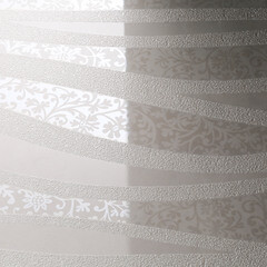 Плитка декор Нефрит Тендре волна серая 500x250x9 мм - фото 5