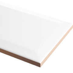 Плитка облицовочная Kerama Marazzi Бланше белая грань глянцевая 200х99х9,2 мм (40 шт.=0,792 кв.м) - фото 2