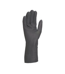 Перчатки х/б кислотоустойчивые с неопреновым покрытием водонепроницаемые Delta Plus черные 9 (L) (VE509NO09/2007) - фото 7