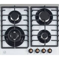 Варочная панель газовая MBS PG-615WH classic 4 конфорки белая