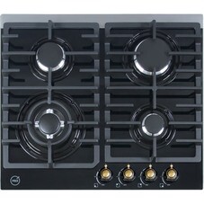 Варочная панель газовая MBS PG-615BL classic 4 конфорки черная
