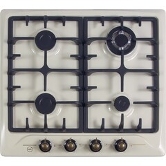 Варочная панель газовая MBS PG-606IV 4 конфорки бежевая