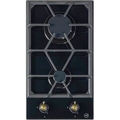 Варочная панель газовая MBS PG-306BL classic 2 конфорки черная