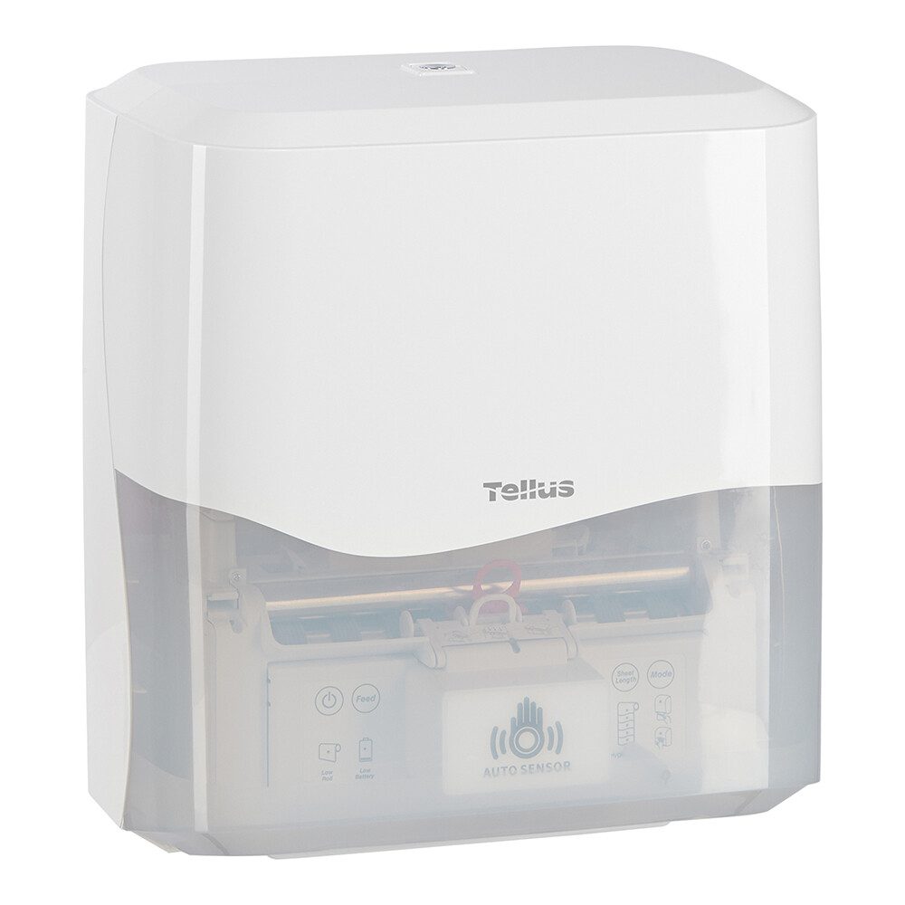 Изображение товара Диспенсер Tellus Matic Solution для бумажных полотенец сенсорный пластик белый (911100)