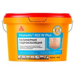 Гидроизоляция полимерная Sika Sikalastic 022 W Plus 4,5 кг