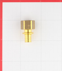 Соединитель прямой Stout 20 мм х 3/4 ВР(г) латунный (SFA-0002-002034) - фото 2