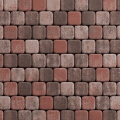 Плитка тротуарная Б.3.КО.6 В 60 мм Colormix Закат Выбор (11,18 кв.м)