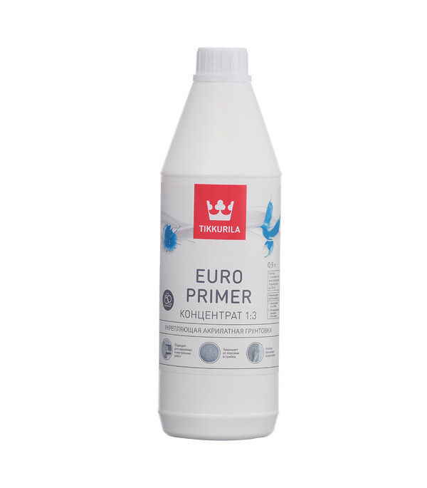 Изображение товара Грунт Tikkurila/Tikkivala Euro Primer 0,9 л концентрат 1:3
