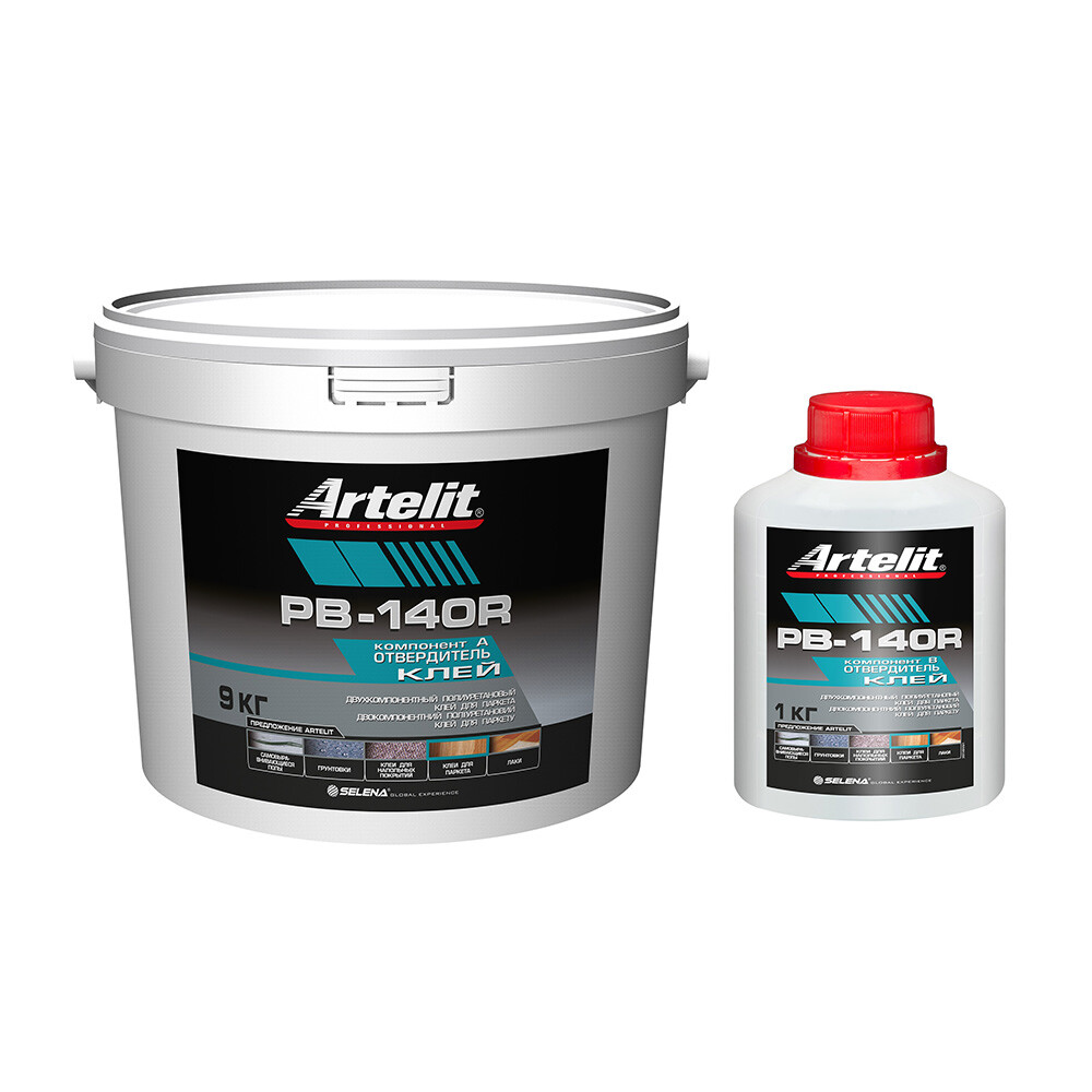Изображение товара Клей Artelit PB-140R 2К для паркета — полиуретановый, без растворителей, для влажных помещений