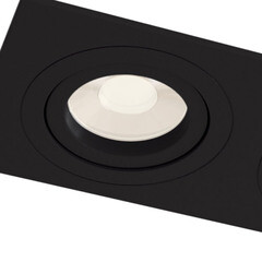 Светильник встраиваемый GU10 черный 100 Вт IP20 Maytoni Atom ДВО (DL024-2-02B) - фото 3