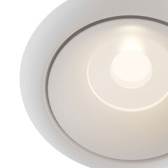 Светильник встраиваемый GU10 белый 50 Вт IP20 Maytoni Yin ДВО (DL030-2-01W) - фото 3