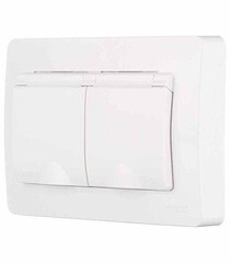 Розетка Systeme Electric Blanca встраиваемая белая со шторками (BLNRS441121) - фото 6