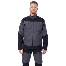 Куртка рабочая Brodeks KS234 54 рост 182-188 см серо-черная