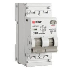 Автомат дифференциальный EKF PROxima АВДТ-63N 40А 1P+N тип A 30 мА 6 кА (D63N26EA40C30)