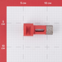 Коронка алмазная КМ по керамограниту d20 мм для УШМ (666161) - фото 3