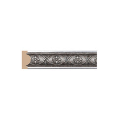 Молдинг из экополимера ударопрочный 30х14х2400 мм Decomaster Decor 157-55 серый