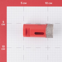 Коронка алмазная КМ по керамограниту d28 мм для УШМ (666164) - фото 3