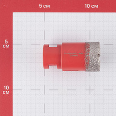 Коронка алмазная КМ по керамограниту d32 мм для УШМ (666166) - фото 3
