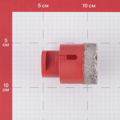 Коронка алмазная КМ по керамограниту d45 мм для УШМ (666170) - фото 3