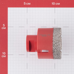 Коронка алмазная КМ по керамограниту d55 мм для УШМ (666172) - фото 2