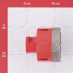 Коронка алмазная КМ по керамограниту d60 мм для УШМ (666173) - фото 3