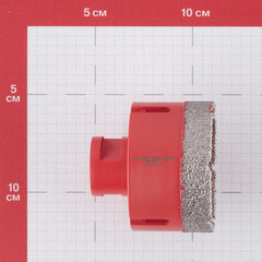 Коронка алмазная КМ по керамограниту d65 мм для УШМ (666174) - фото 3