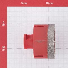 Коронка алмазная КМ по керамограниту d68 мм для УШМ (666175) - фото 3