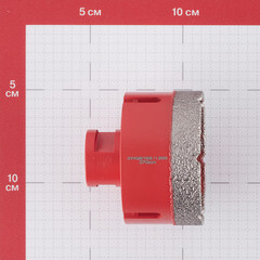 Коронка алмазная КМ по керамограниту d70 мм для УШМ (666176) - фото 2