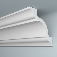 Плинтус потолочный из пенополистирола 110х110х2000 мм Плинтэкс I110/110 - фото 1