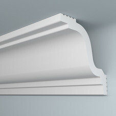 Плинтус потолочный из пенополистирола 50х50х2000 мм Плинтэкс V50/50