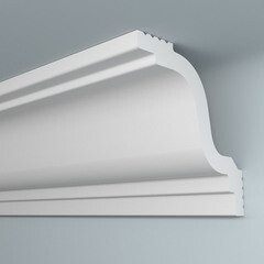 Плинтус потолочный из пенополистирола 50х50х2000 мм Плинтэкс V50/50 - фото 1