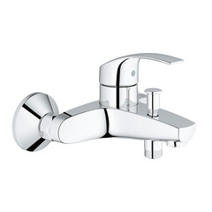 Смеситель для ванны Grohe Eurosmart хром однорычажный с коротким изливом без лейки (33300002)
